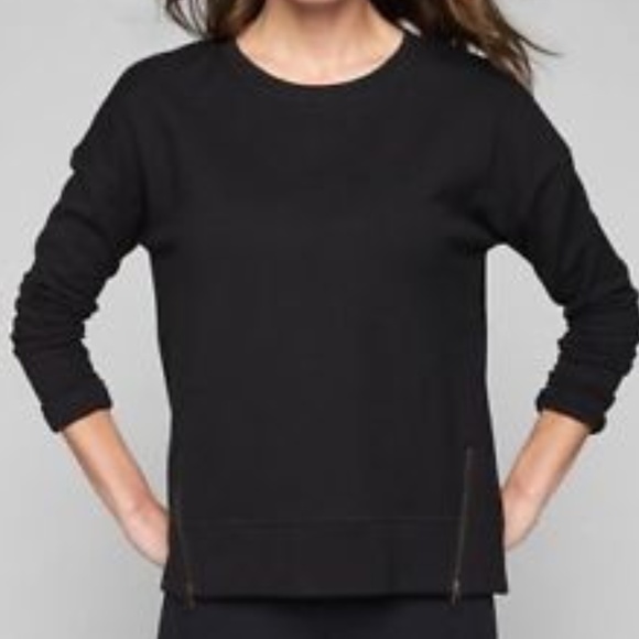athleta black sweatshirt